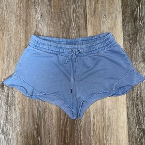 Aerie Ruffle Sweat Shorts